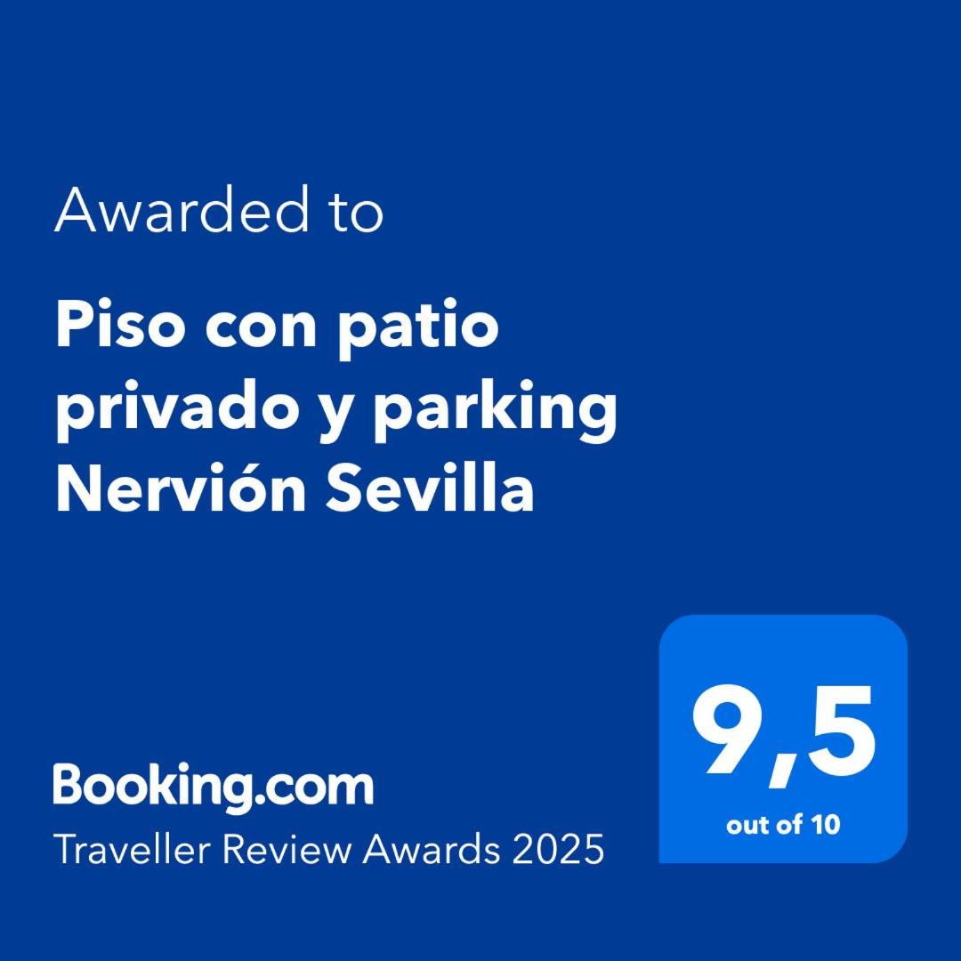 Piso Con Patio Privado Y Parking Nervion Sevilla Kültér fotó